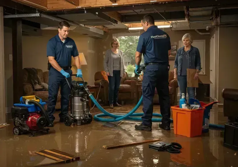 Basement Water Extraction and Removal Techniques process in China Grove, NC